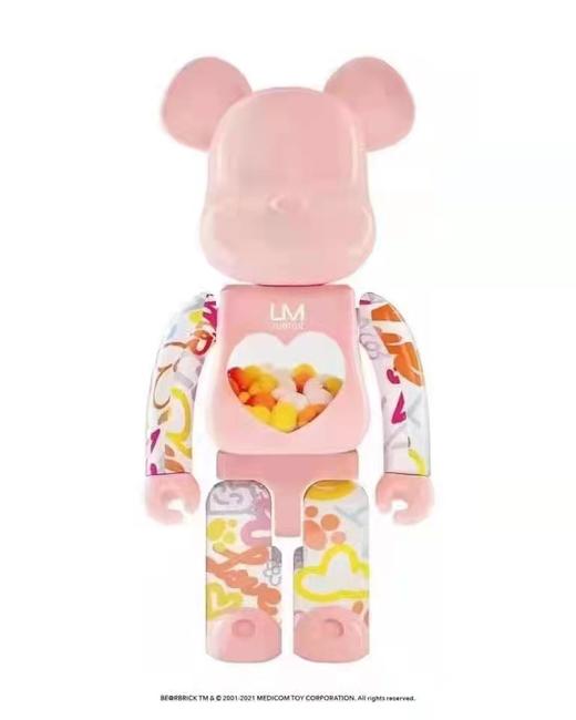 Bearbrick 2021澳门限定粉色彩蛋千秋 1000% 商品图0