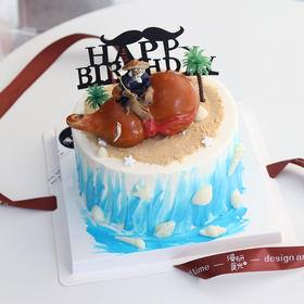 【生日蛋糕】老翁钓鱼款