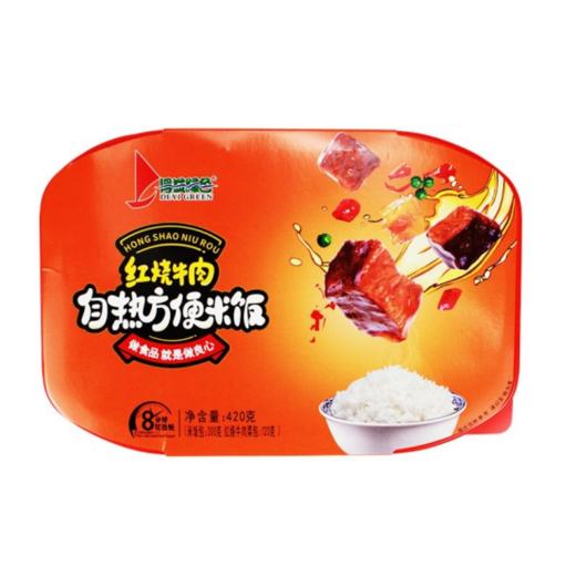 得益红烧牛肉自热米饭420g  22001559 商品图0