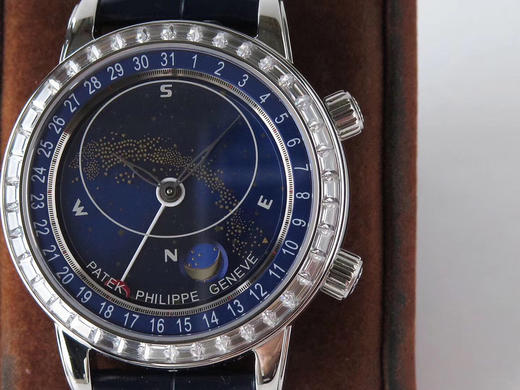 YL百达翡丽星空6104梦幻星空腕表横空出世，不负众望：真星空轨道表盘 商品图1