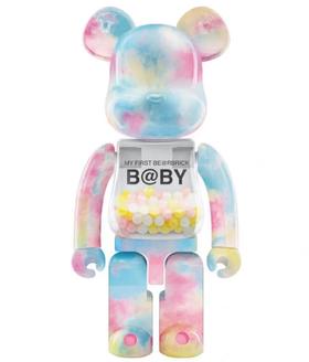 Bearbrick 棉花糖追梦者 彩粉千秋 2021澳门限定 1000%