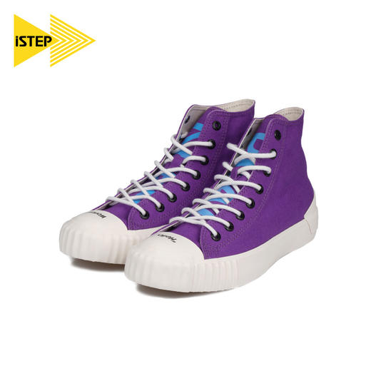 iSTEP抖音同款感光变色鞋新款热感印花帆布鞋高帮女透明底鞋 商品图2