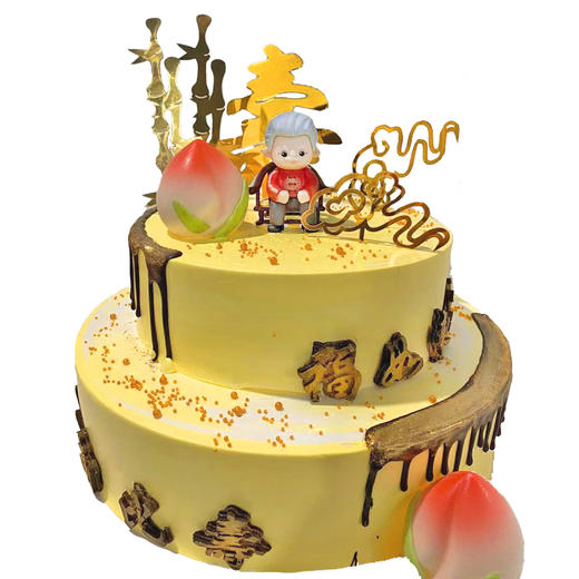 NO.316 ｜寿比南山过寿款｜动物奶油蛋糕 商品图0