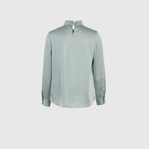 中式钉珠领前短后长上衣 商品图3