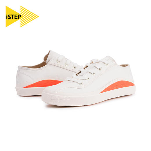 iSTEP小白鞋2021新款女鞋运动鞋休闲百搭平底低帮帆布鞋ins潮板鞋 商品图1