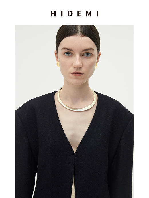 HIDEMI简约设计感项圈 银色/金色 商品图12