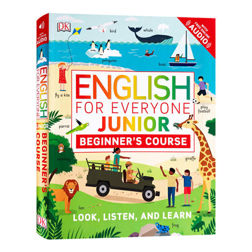 DK人人学英语 英文原版 DK English for Everyone Junior 少儿初级英语 初级课程 儿童亲子英语学习用书 英文版进口原版书籍 商品图0