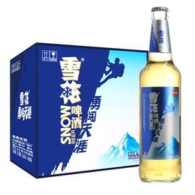 雪花啤酒 勇闯天涯 精装版   玻璃瓶白瓶500ml*12瓶 整箱