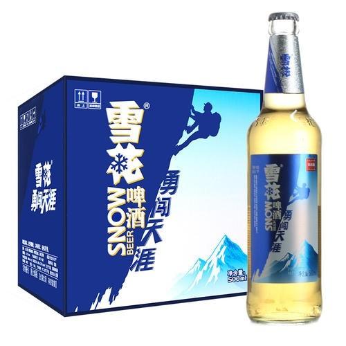 雪花啤酒 勇闯天涯 精装版   玻璃瓶白瓶500ml*12瓶 整箱 商品图0
