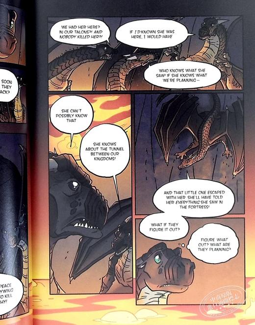 预售 【中商原版】火翼飞龙漫画4：盗取龙梦的死亡岛魔石 The Dark Secret Wings of Fire 英文原版 TUI T S 商品图4