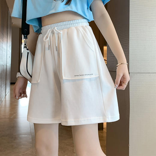 【休闲舒适】高街短裤女夏宽松阔腿五分裤外穿休闲运动裤子 商品图8