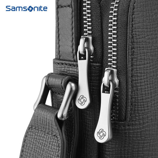 新秀丽男士牛皮挺括有型高端商务单肩包BZ9*008 商品图8