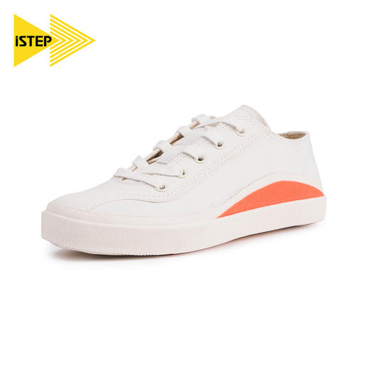 iSTEP小白鞋2021新款女鞋运动鞋休闲百搭平底低帮帆布鞋ins潮板鞋 商品图3