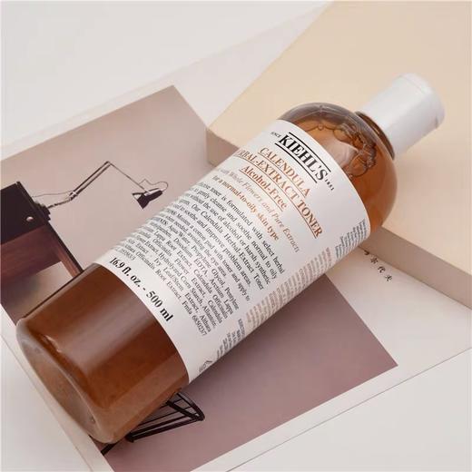 kiehl's/科颜氏金盏花植物精华爽肤水500ml 原植萃补水保湿爽肤水，控油舒缓收缩毛孔 商品图4