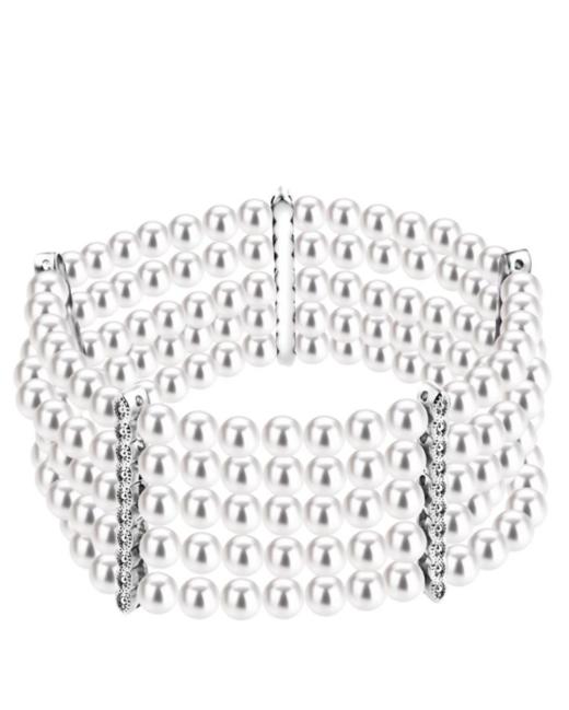 【Zhuella】多圈奢华款 天然淡水珍珠手链 珍珠大小:3-4mm; 长度:16cm 商品图2