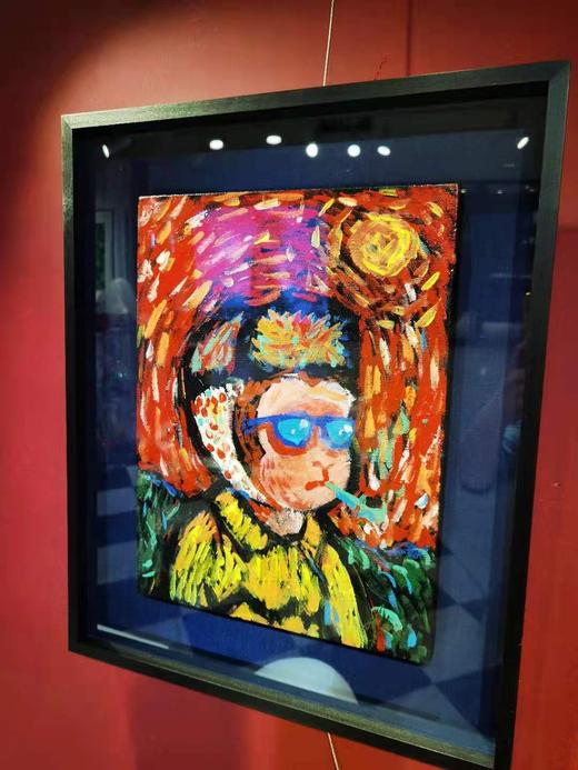 孙悟空梵高版-原作 商品图0