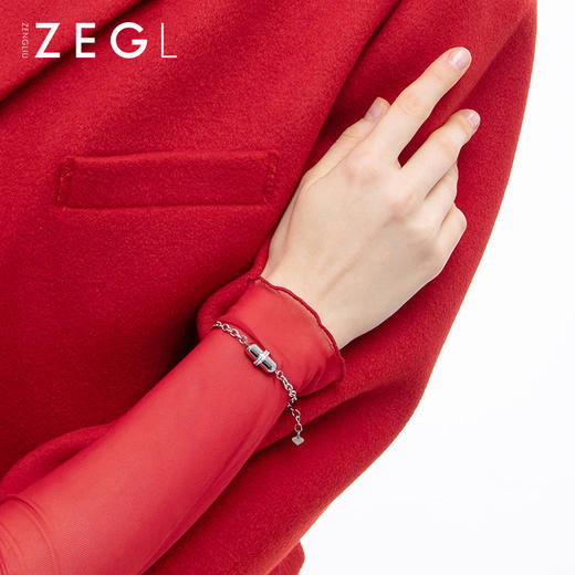 ZEGL设计师胶囊情侣手链一对男女ins小众设计饰品七夕送男友礼物 商品图2