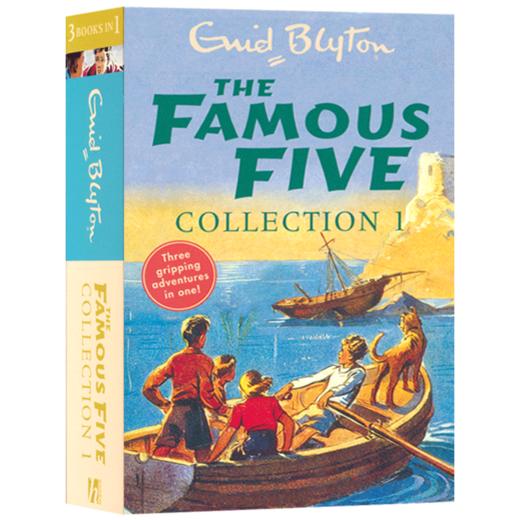 五个小伙伴历险记三合一故事集1-3 英文原版 The Famous Five Collection 英文版进口儿童英语章节小说 Enid Blyton 伊妮德布莱顿 商品图3