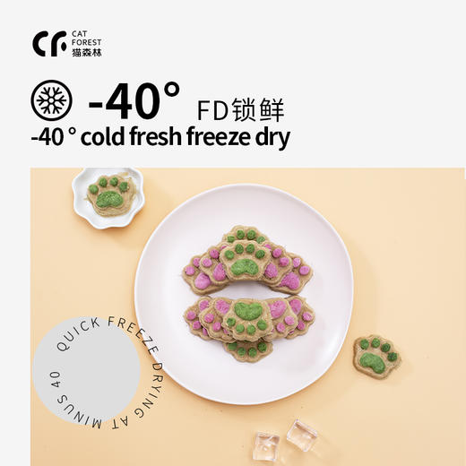 【赠品链接单品不发货】双十一入群转盘猫森林爪爪冻干猫犬通用零食30g 商品图4