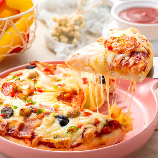 小牛凯西三种口味披萨组合套餐（烤肉披萨*2+培根披萨*2+火腿披萨*2） 商品图2