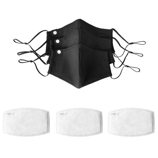 日常防护口罩三件套装ProtectiveClothFaceCovering3PCSet 商品图1