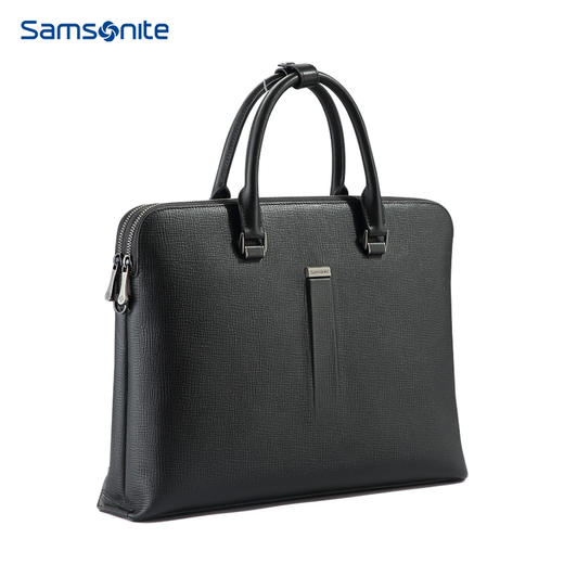 新秀丽男士挺括有型牛皮高端商务公文包BZ9*005 商品图2