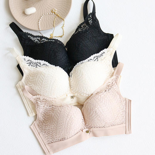 TG-TG02S120桑蚕丝薄款内衣无钢圈 真丝调整型文胸蕾丝性感睡眠胸罩 商品图0