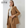 EITIE爱特爱秋季新款时尚帅气中性挺括翻领单排扣西装外套女C2103804 商品缩略图2