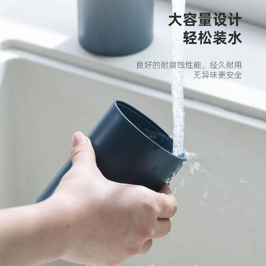 【便携式洗漱杯】简约家用旅行洗漱杯漱口杯牙桶牙刷牙膏收纳盒牙具盒便携式套装 商品图2