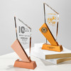 奖杯2021金属奖杯定制金银铜水晶奖牌定做可定制企业logo高档大气 商品缩略图4