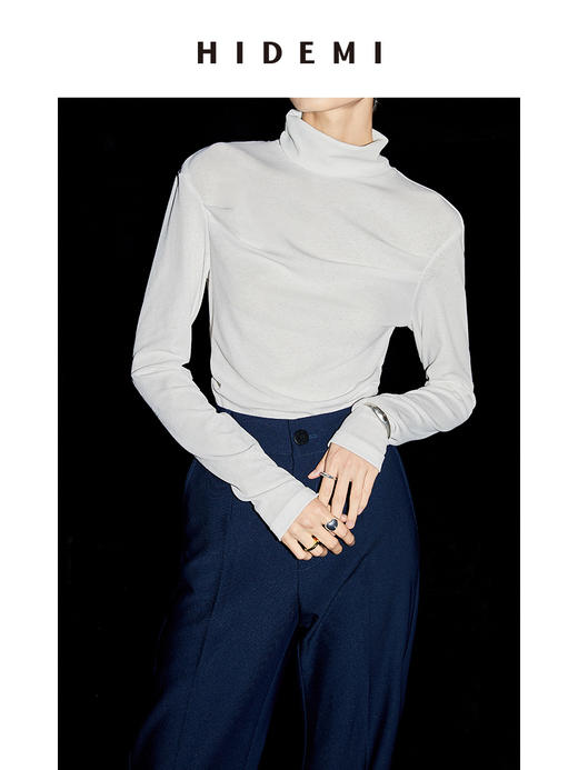 HIDEMI流线感戒指 银色/金色 商品图4