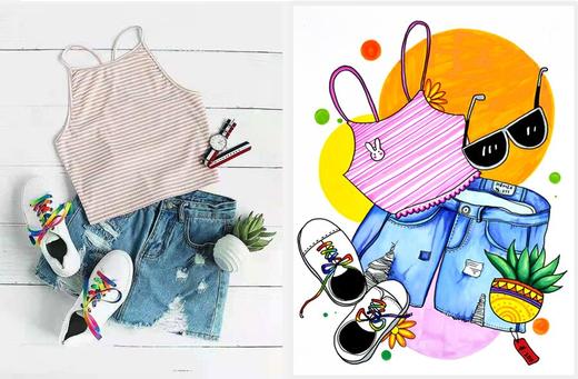 6-8岁《我的夏日穿搭》【自动发货：下单后，点击手机短信中收到的链接，即可获取文件下载的链接；如有任何问题，可添加客服微信hm33268获得帮助】
 商品图0