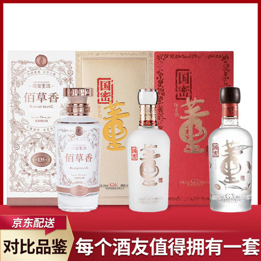 【推荐】董酒组合（国密百草香+国密G3+国密G6）54度500ml单瓶装 商品图0