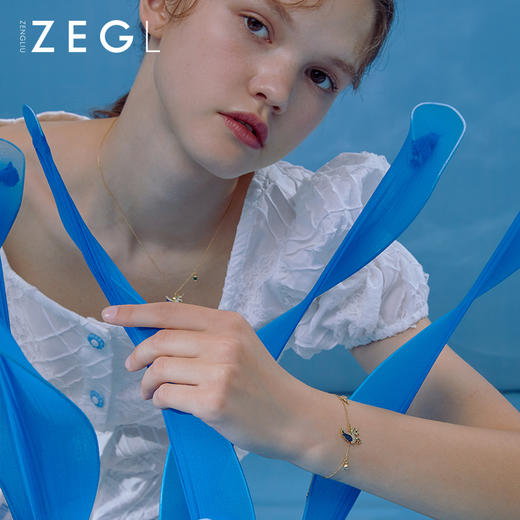 ZEGL925纯银彩虹独角兽手链女情侣七夕礼物小众手饰品送女友闺蜜 商品图2