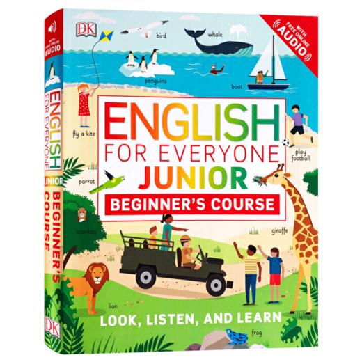 DK人人学英语 英文原版 DK English for Everyone Junior 少儿初级英语 初级课程 儿童亲子英语学习用书 英文版进口原版书籍 商品图2