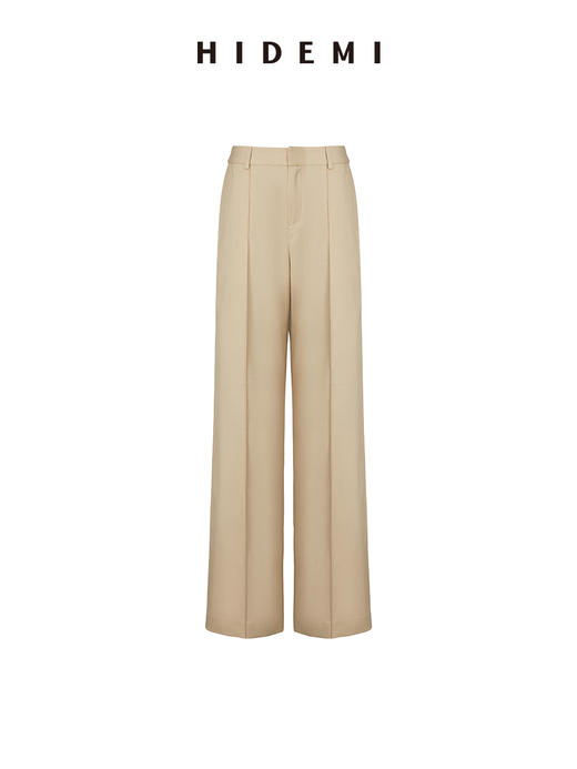 HIDEMI简约设计感v领系带套装 上衣/长裤 商品图14