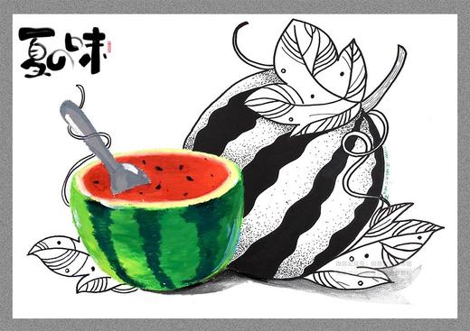 6-8岁《这是夏天的味道呀！》西瓜【自动发货：下单后，点击手机短信中收到的链接，即可获取文件下载的链接；如有任何问题，可添加客服微信hm33268获得帮助】
 商品图0