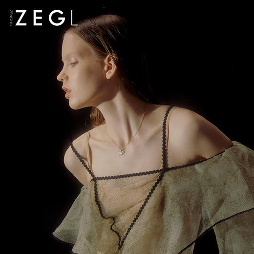 ZEGL银杏叶项链女925纯银轻奢小众锁骨链生日情人节520礼物送女友 商品图4