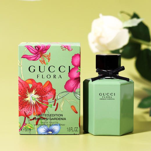 古驰 翡翠栀子（牛油果）Gucci Flora Emerald Gardenia  分装 商品图3