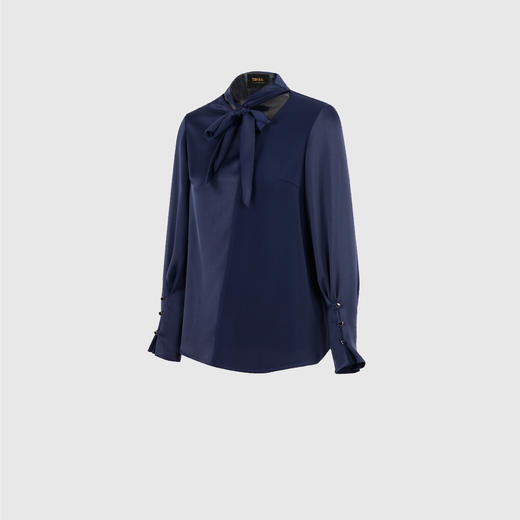 领打结袖口装饰上衣 商品图1