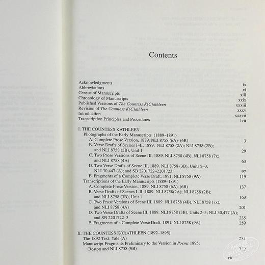 【中商原版】叶芝手稿抄本 凯瑟琳女伯爵 英文原版 Countess Cathleen 商品图4