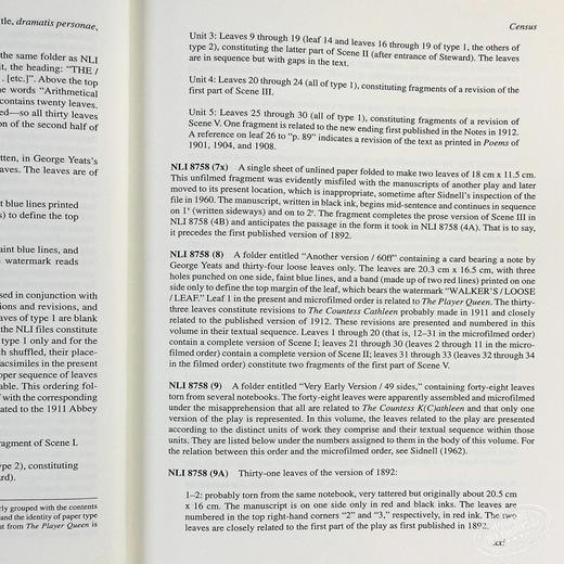 【中商原版】叶芝手稿抄本 凯瑟琳女伯爵 英文原版 Countess Cathleen 商品图7