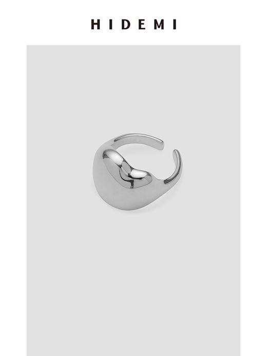 HIDEMI流线感戒指 银色/金色 商品图2