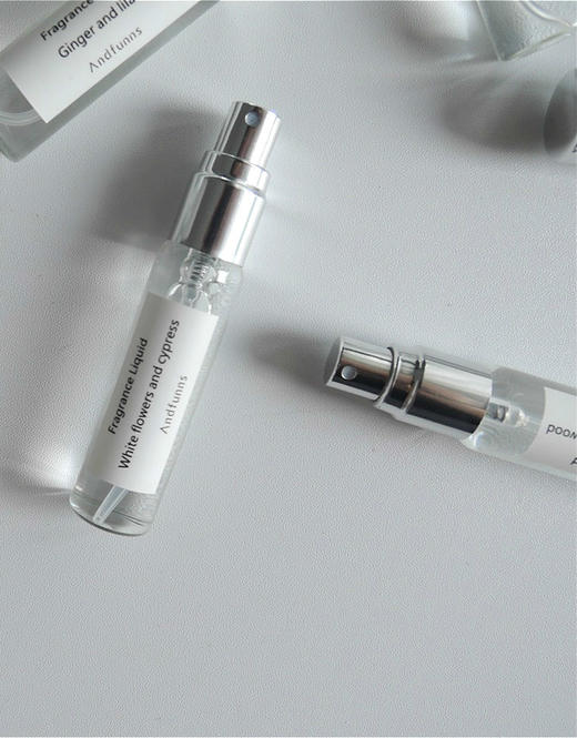 ANDFUNNS | Fragrance liquid fabric spray 5x10ml SET [衣物香氛喷雾套装] 商品图5