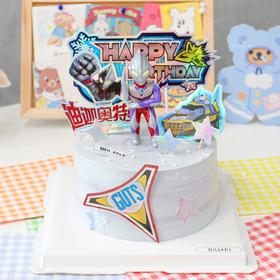 迪迦奥特曼奶油蛋糕