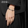 ZEGL设计师淡水珍珠手铐情侣手链一对男女小众设计手饰品七夕礼物 商品缩略图2