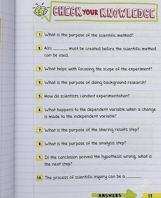 【中商原版】美国少年学霸超级笔记 生物 Everything You Need to Ace Biology in One Big Fat Notebook 英文原版 Matthew Brown 商品图6