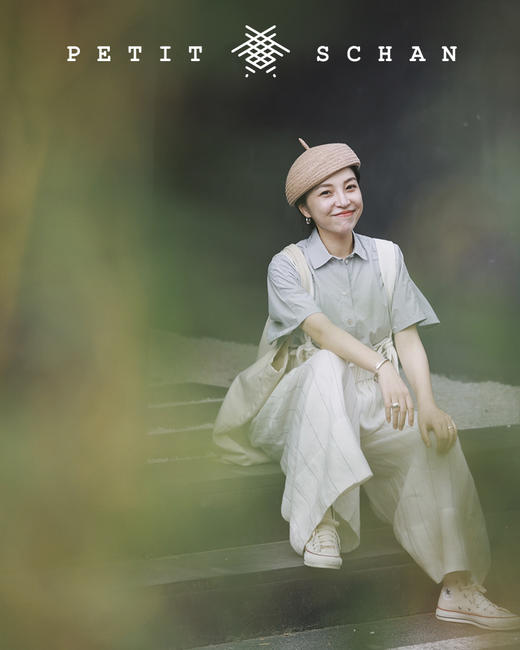 PETIT SCHAN小闪 #029 Teletubbies  天线宝宝 纯天然拉菲草辫撞色人字线设计款画家帽 商品图10