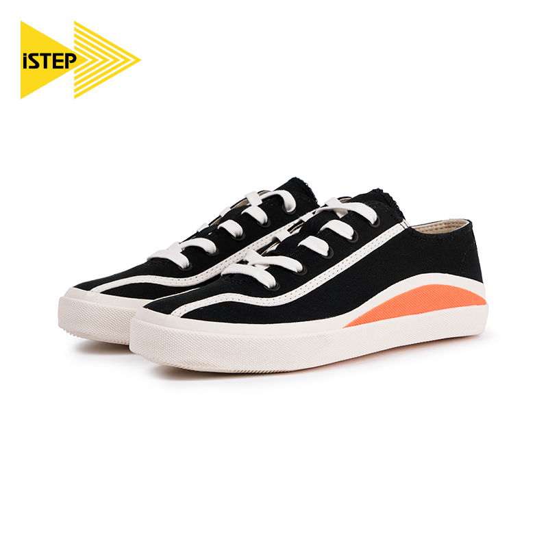 iSTEP小白鞋2021新款女鞋运动鞋休闲百搭平底低帮帆布鞋ins潮板鞋