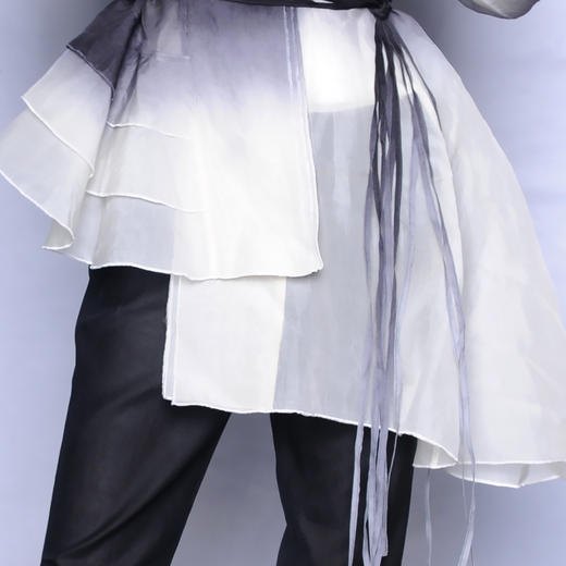 TANGY Collection/天意精品春夏新品桑蚕丝不规则下摆吊染收腰外套 商品图2